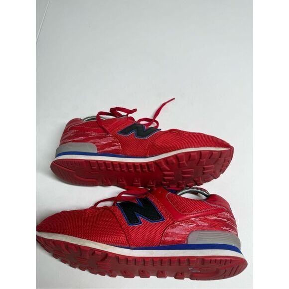 New balance 574 Men’s Classic Paint Chip Red White Blue Size 6 See Description - Picture 10 of 15